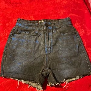 Urban outfitters BDG blue sparkle galaxy shorts size 25 NEW